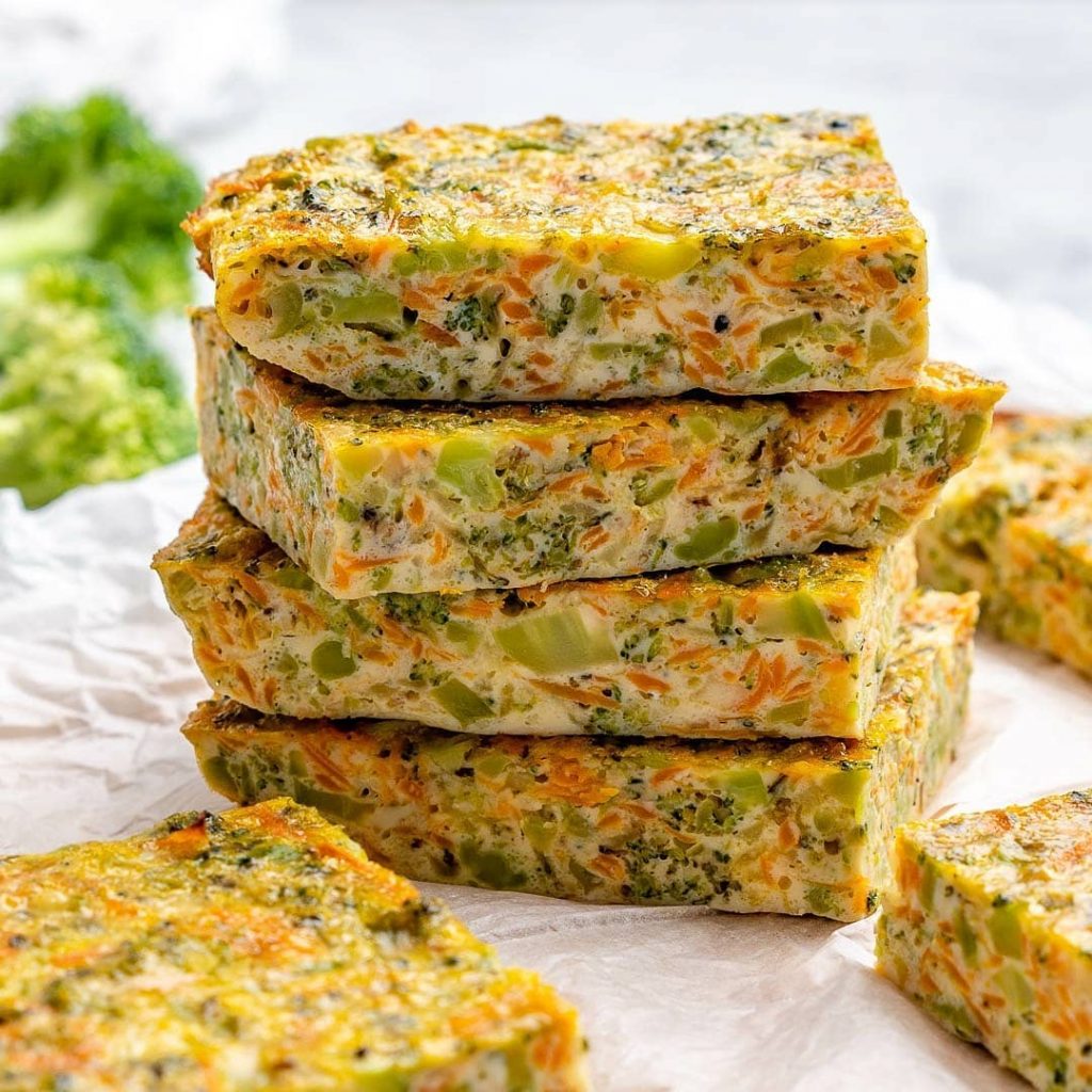 How To Make Eggs And Broccoli Bars for Breakfast.