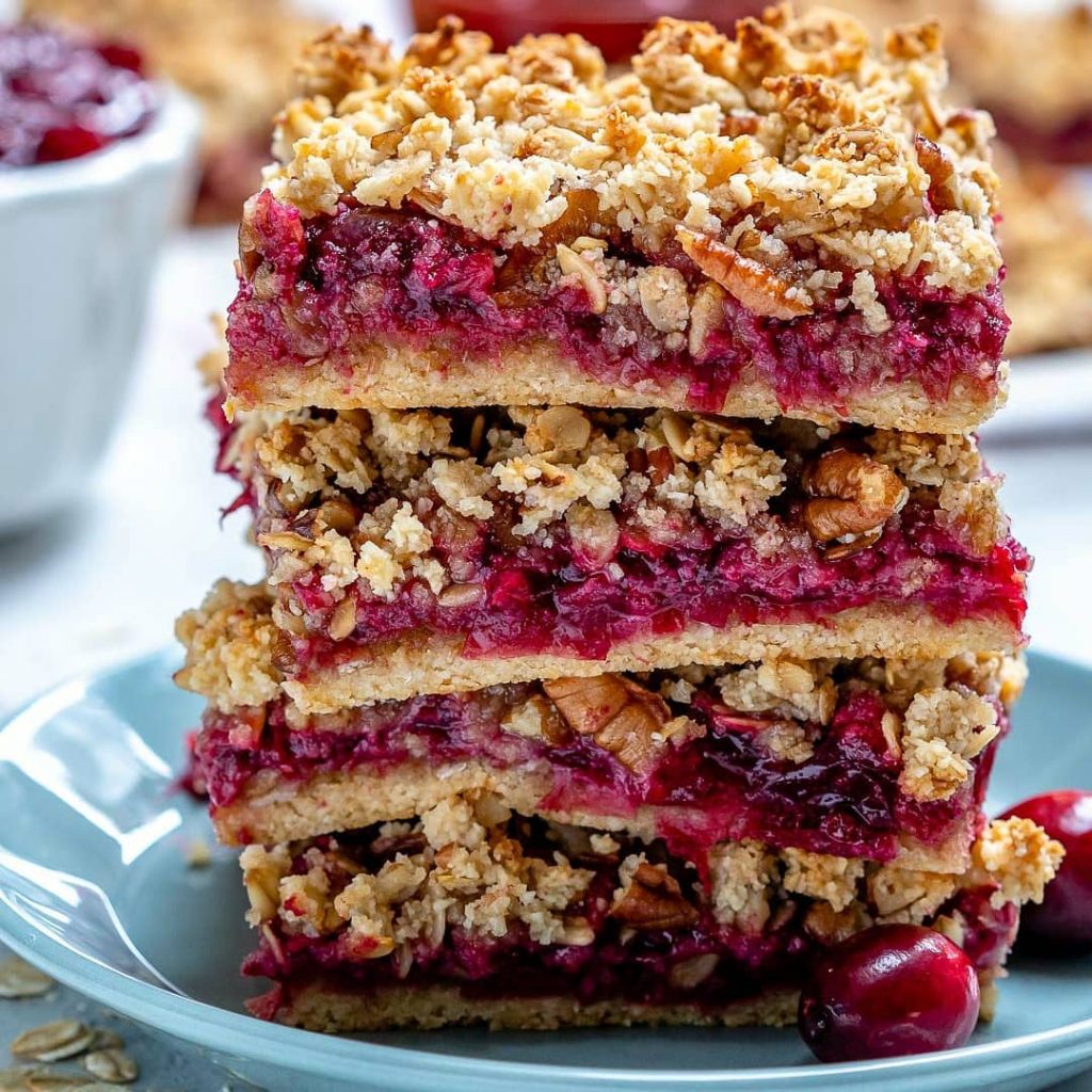 How To Make Cranberry Crumble Bars.