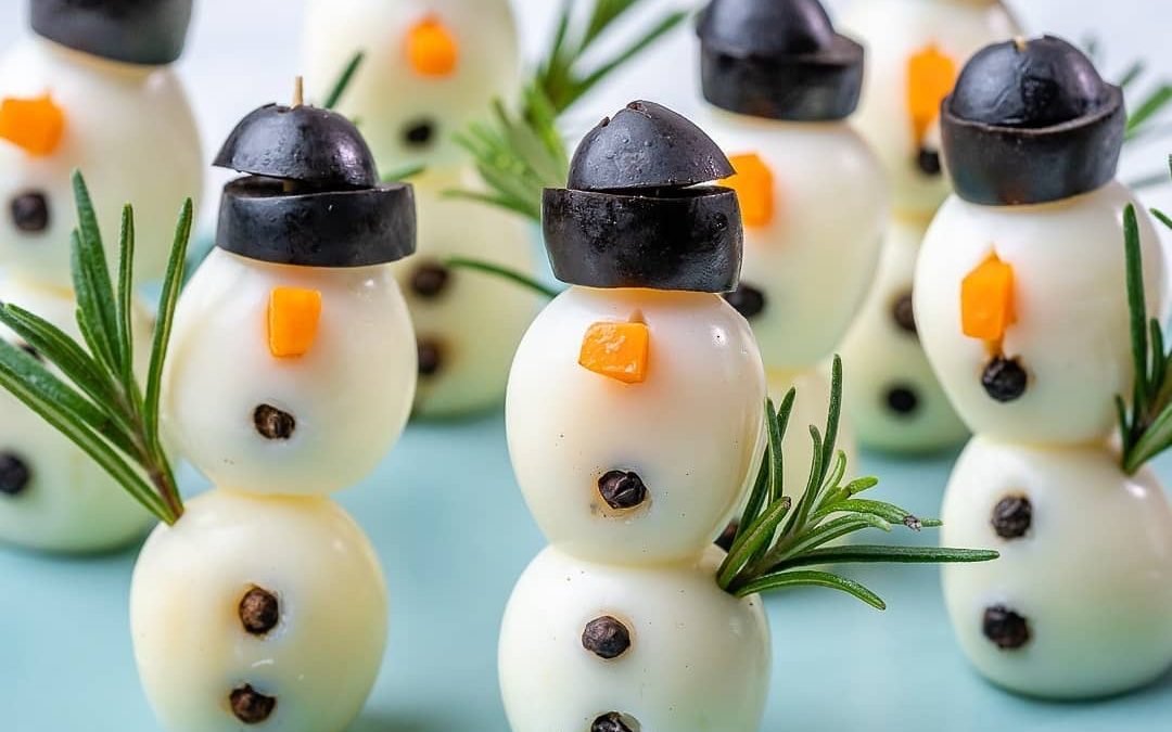 Quail Egg Snowmen, 1 Way To Make Egg Beautiful And Tantalizing.