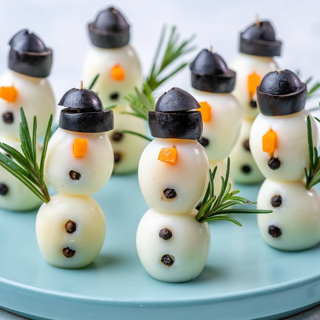 How To Make Quail Egg Snowmen
