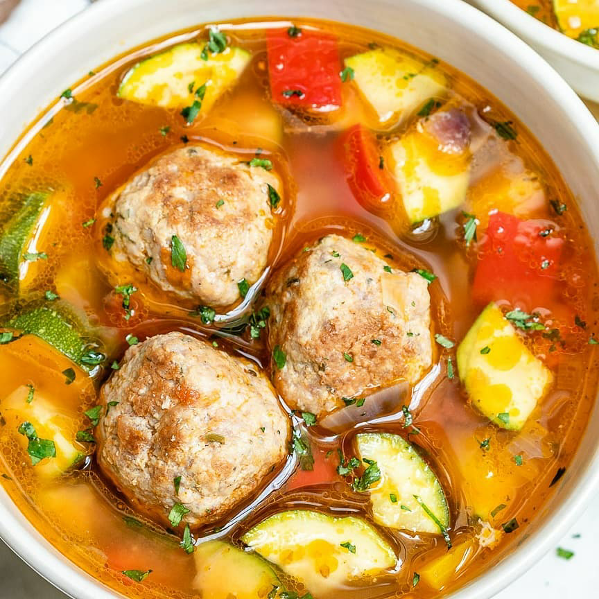 How To Make Meatballs And Vegetables Soup.