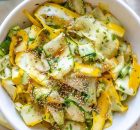 How To Make Low-calorie Marinated Zucchini Salad.