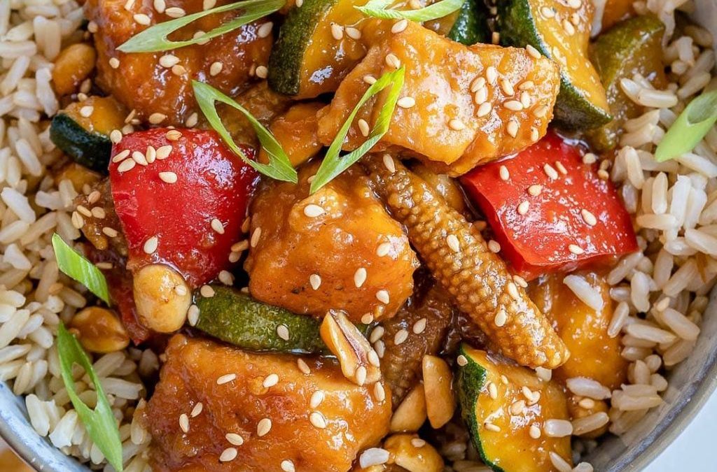 Crockpot spicy chinese chicken